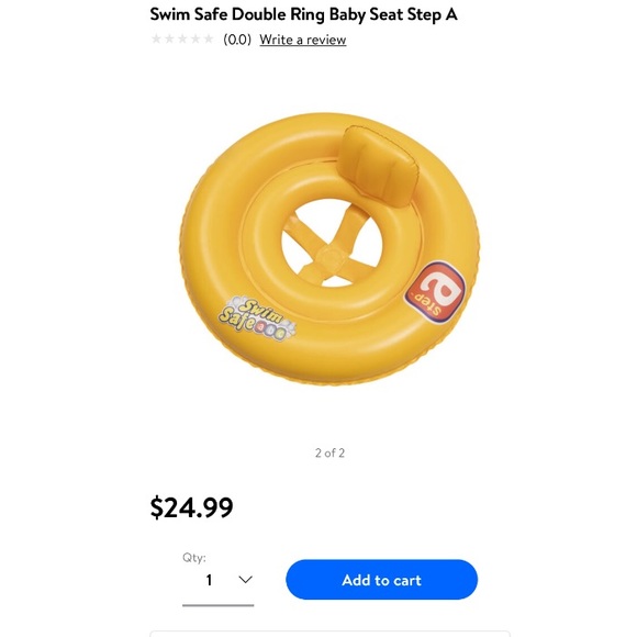 🆕 SwimSafe Double Ring Doggie / Baby Floaty 🐶 - Picture 7 of 7